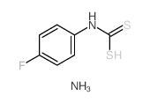 [(4-fluorophenyl)amino]methanedithioic acid Structure