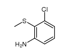 2-amino-6-chlorophenyl methyl sulphide Structure