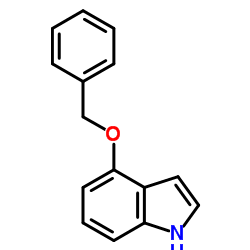 4-苄氧基吲哚结构式