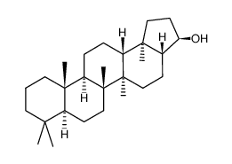 22,29,30-trinorhopan-21-β-ol结构式