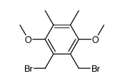 2,3-bis(bromomethyl)-1,4-dimethoxy-5,6-dimethylbenzene Structure