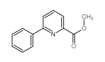 6-苯基吡啶-2-甲酸甲酯结构式