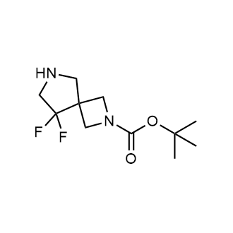 tert-Butyl 8,8-difluoro-2,6-diazaspiro[3.4]octane-2-carboxylate Structure