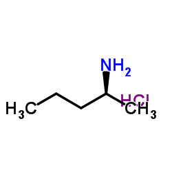 2-Pentanamine, hydrochloride (1:1), (2S)- structure