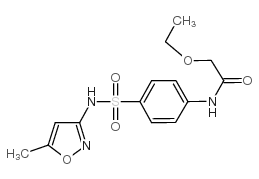 磺胺西考结构式