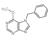 7-benzyl-6-methoxy-purine结构式