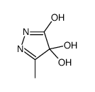 3H-Pyrazol-3-one,2,4-dihydro-4,4-dihydroxy-5-methyl-(9CI)结构式