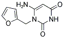 6-氨基-1-(2-呋喃甲基)嘧啶-2,4(1H,3H)-二酮结构式