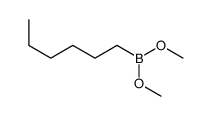 hexyl(dimethoxy)borane Structure