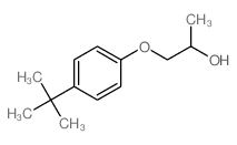 2-Propanol,1-[4-(1,1-dimethylethyl)phenoxy]-结构式