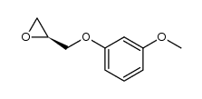 (S)-glycidyl 3-methoxyphenyl ether结构式