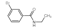 3-溴-N-乙基苯甲酰胺结构式