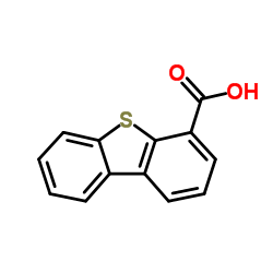 二苯并[b,d]噻吩-4-羧酸结构式