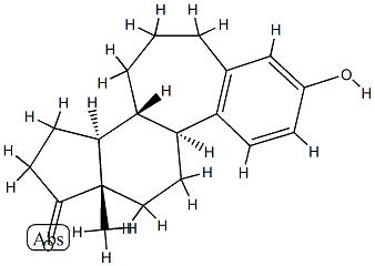3-Hydroxy-B-homoestra-1,3,5(10)-trien-17-one Structure