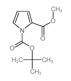 1-Boc-吡咯-2-羧酸甲酯结构式