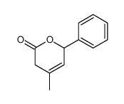 4-methyl-2-phenyl-2,5-dihydropyran-6-one结构式