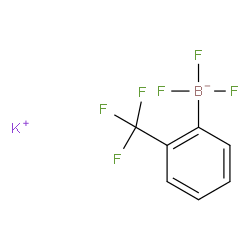 2-(三氟甲基)苯基三氟硼酸钾结构式