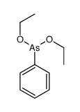 Phenylarsonous acid diethyl ester Structure