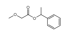 1-phenylethyl 2-methoxyacetate Structure