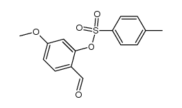 2-formyl-5-methoxyphenyl 4-methylbenzenesulfonate结构式