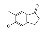 5-CHLORO-6-METHYL-1-INDANONE Structure