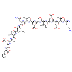 (Asn670,Sta671,Val672)-Amyloid β/A4 Protein Precursor770 (662-675) ammonium salt结构式