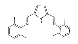 2,5-bis(N-(2,6-dimethylphenyl)iminomethyl)pyrrole结构式