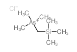 Arsonium,trimethyl[(trimethylsilyl)methyl]-, chloride (1:1) Structure