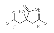 dipotassium hydrogen citrate结构式