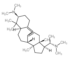 Benzo[4,5]cyclohept[1,2-e]indene-3- methanamine,9-(dimethylamino)-1,2,3,3a,4,7,- 8,9,10,10a,11,12,12a,12b-tetradecahydro-N,N,- R,3a,10,10,12b-heptamethyl-,(RS,3S,3aR,9S,- 10aR,12aR,12bS)- Structure