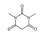 2,4(1H,3H)-Pyrimidinedione,dihydro-1,3-dimethyl-6-thioxo- Structure