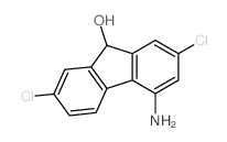 4-amino-2,7-dichloro-9H-fluoren-9-ol结构式