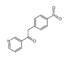 2-(4-nitrophenyl)-1-(pyridin-3-yl)ethanone结构式