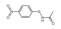 N-Acetyl-p-nitrobenzenesulfenamide结构式