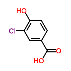 3-Chloro-4-hydroxybenzoic acid Structure