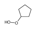 hydroperoxycyclopentane结构式