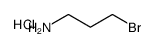 3-bromopropan-1-amine,hydrochloride Structure