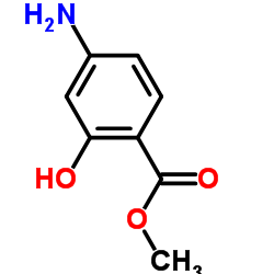 2-羟基-4-氨基苯甲酸甲酯结构式