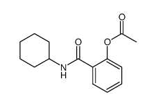 2-[(cyclohexylamino)carbonyl]phenyl acetate Structure