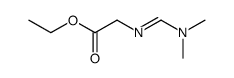 (E)-(dimethylamino-methyleneamino)-acetic acid ethyl ester Structure