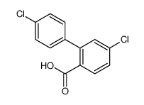 4-chloro-2-(4-chlorophenyl)benzoic acid结构式