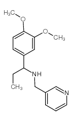 1-(3,4-dimethoxyphenyl)-N-(pyridin-3-ylmethyl)propan-1-amine Structure