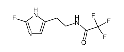 Histamine, N-trifluoro-2-fluoro- Structure