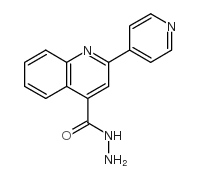 2-吡啶-4-喹啉-4-羧酸肼结构式