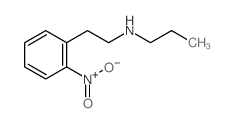 N-[2-(2-nitrophenyl)ethyl]propan-1-amine Structure