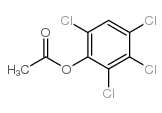 2,3,4,6-四氯苯酚乙酸酯结构式