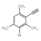 2-bromo-4-ethynyl-1,3,5-trimethyl-benzene结构式