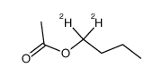 butyl-1,1-d2acetate Structure