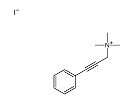 trimethyl(3-phenylprop-2-ynyl)azanium,iodide Structure