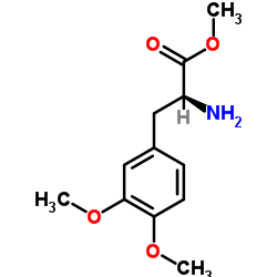 Methyl 3-methoxy-O-methyl-L-tyrosinate结构式